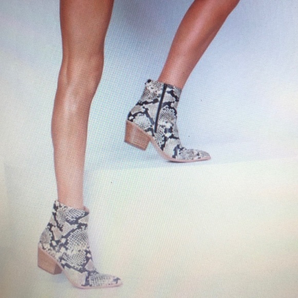 aldo snake booties